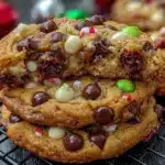 chocolate chip Christmas cookies - featured image