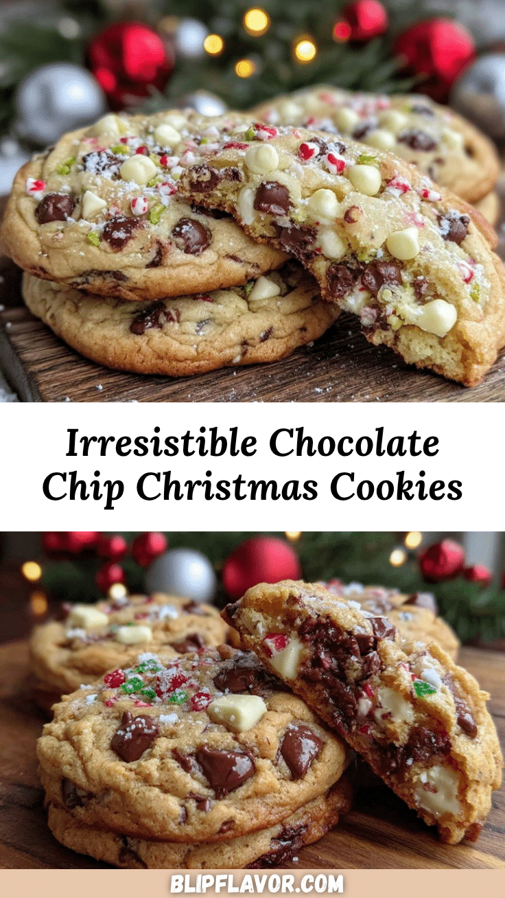 chocolate chip Christmas cookies recipe