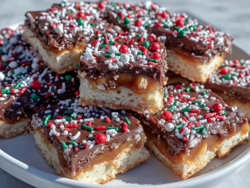 Christmas Crack Saltine Toffee - featured image