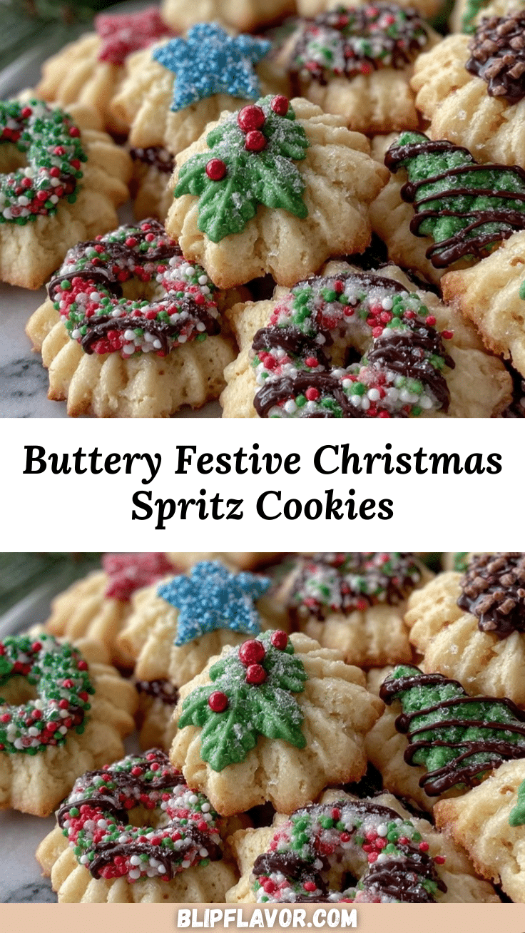 Christmas Spritz Cookies recipe