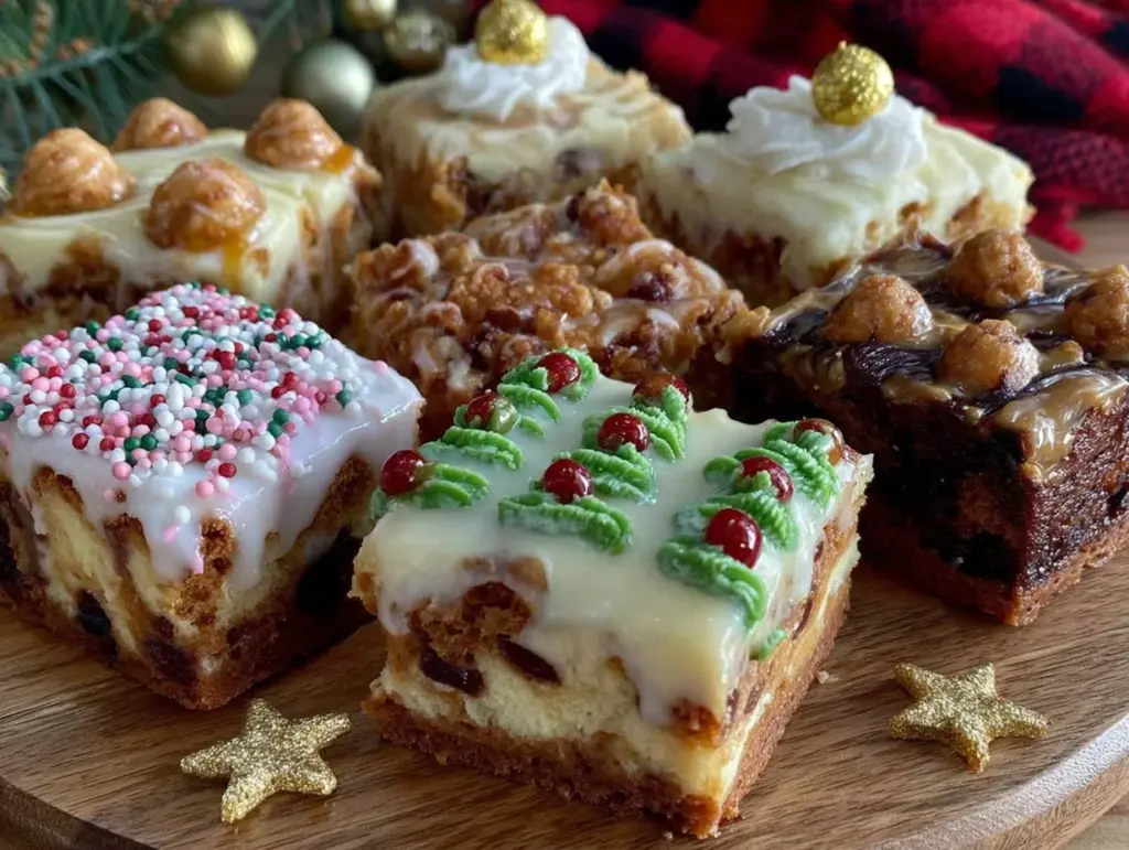 Christmas squares and bars - featured image