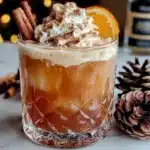 cinnamon maple whiskey sour - featured image