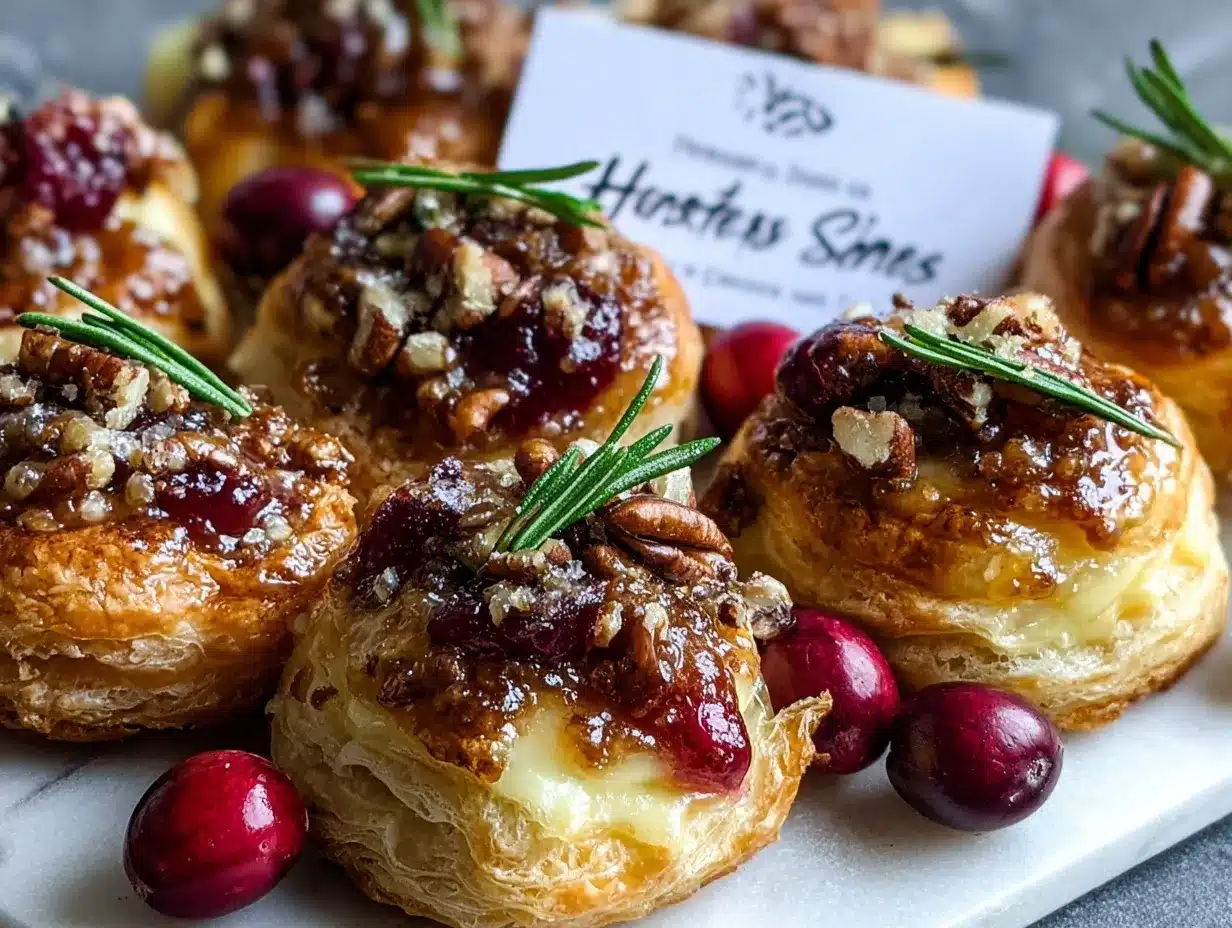 cranberry brie bites preparation steps