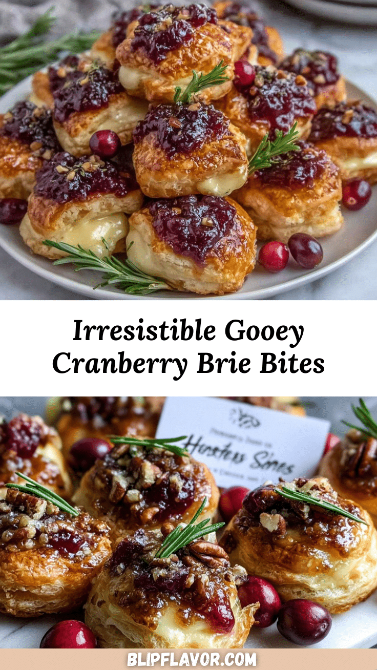 cranberry brie bites recipe