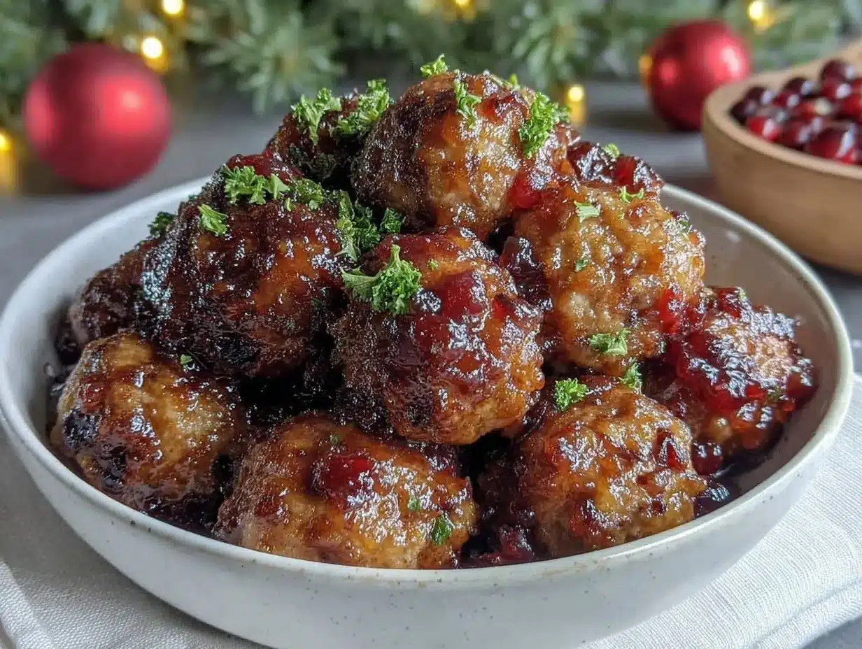 cranberry meatballs preparation steps