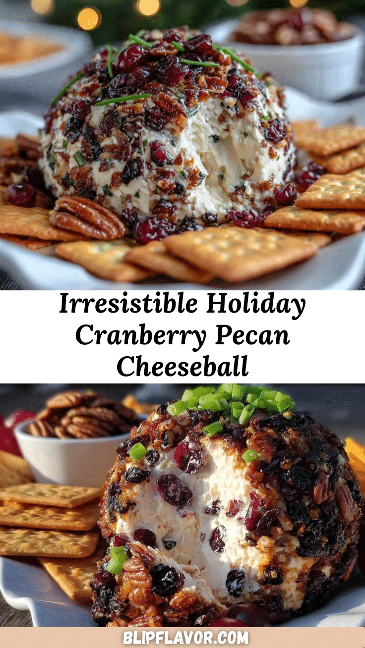 cranberry pecan cheeseball recipe