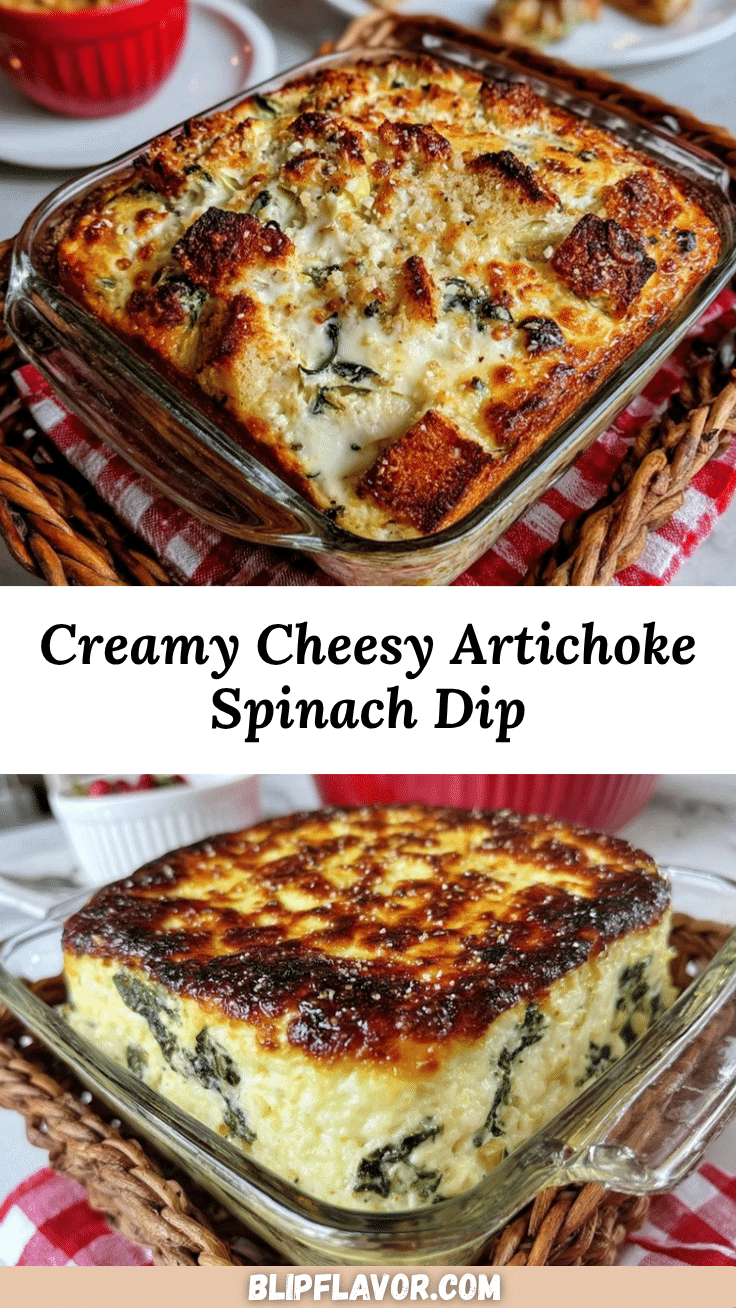 creamy artichoke spinach dip recipe