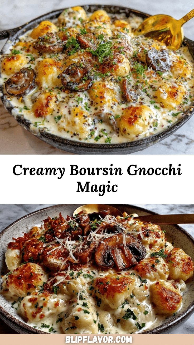 Creamy Boursin Gnocchi recipe