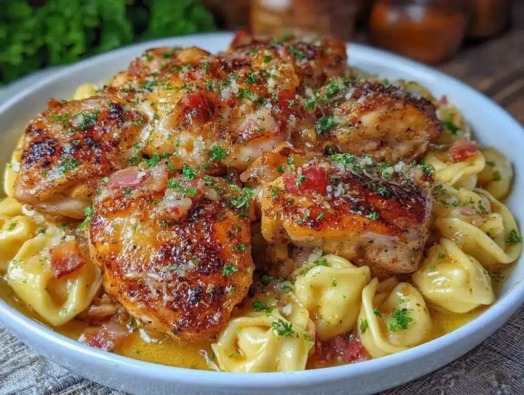 creamy Cajun chicken tortellini - featured image