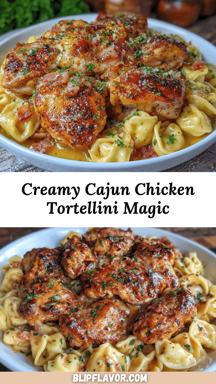 creamy Cajun chicken tortellini recipe