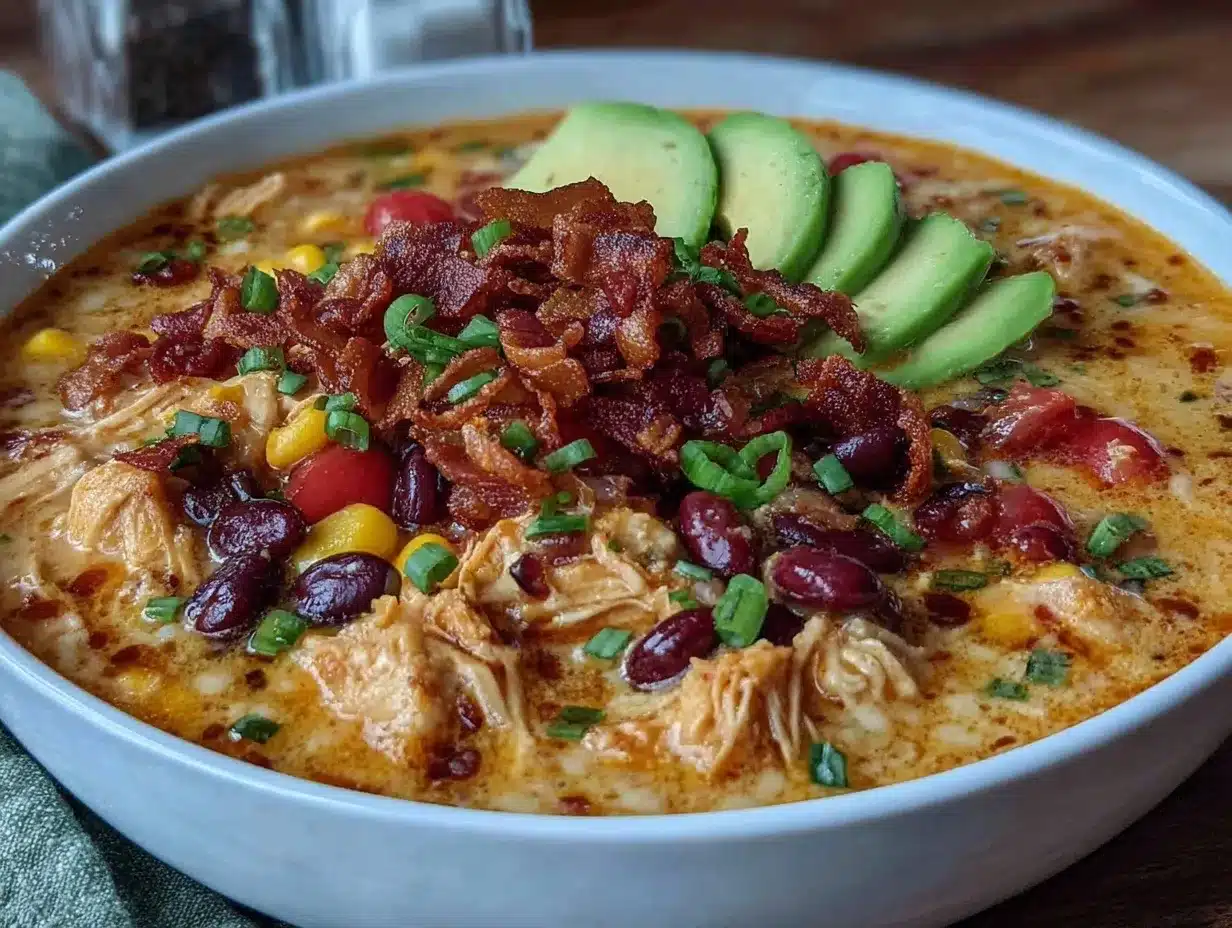 creamy chicken fajita soup preparation steps