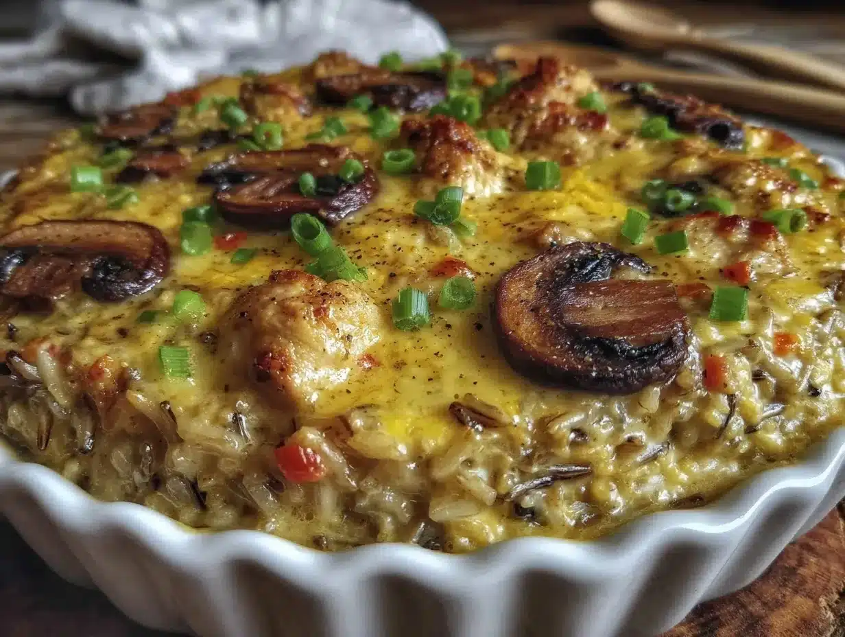 creamy chicken wild rice casserole preparation steps