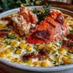 creamy crab corn chowder - featured image