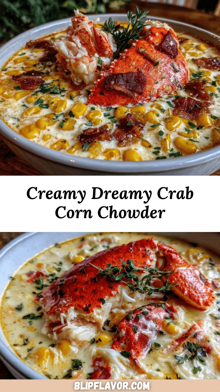 creamy crab corn chowder recipe