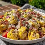 creamy grinder tortellini salad - featured image