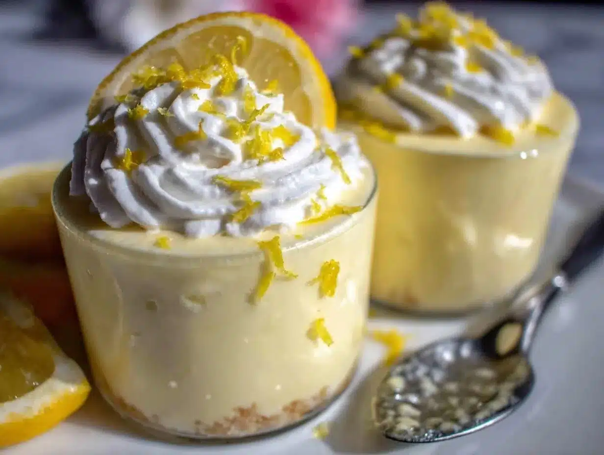 creamy lemon mousse preparation steps