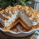 creamy peanut butter cream pie - featured image