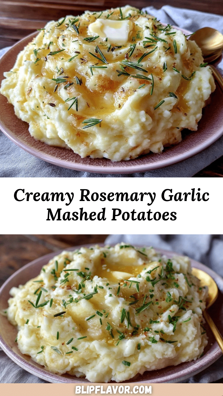 creamy rosemary garlic mashed potatoes recipe