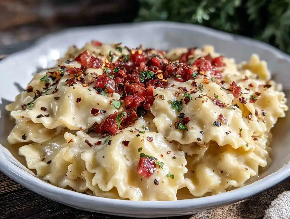 Creamy White Lasagna Soup preparation steps
