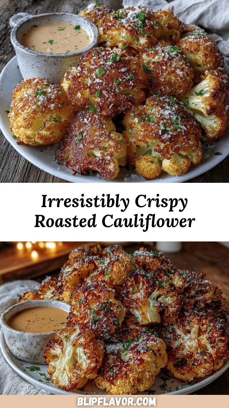 crispy roasted cauliflower recipe