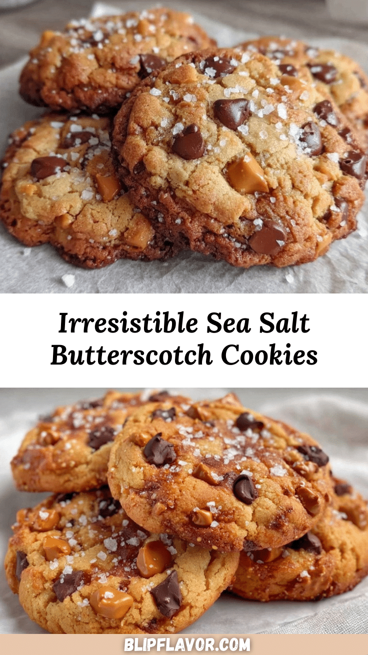 crispy sea salt butterscotch chocolate chip cookies recipe