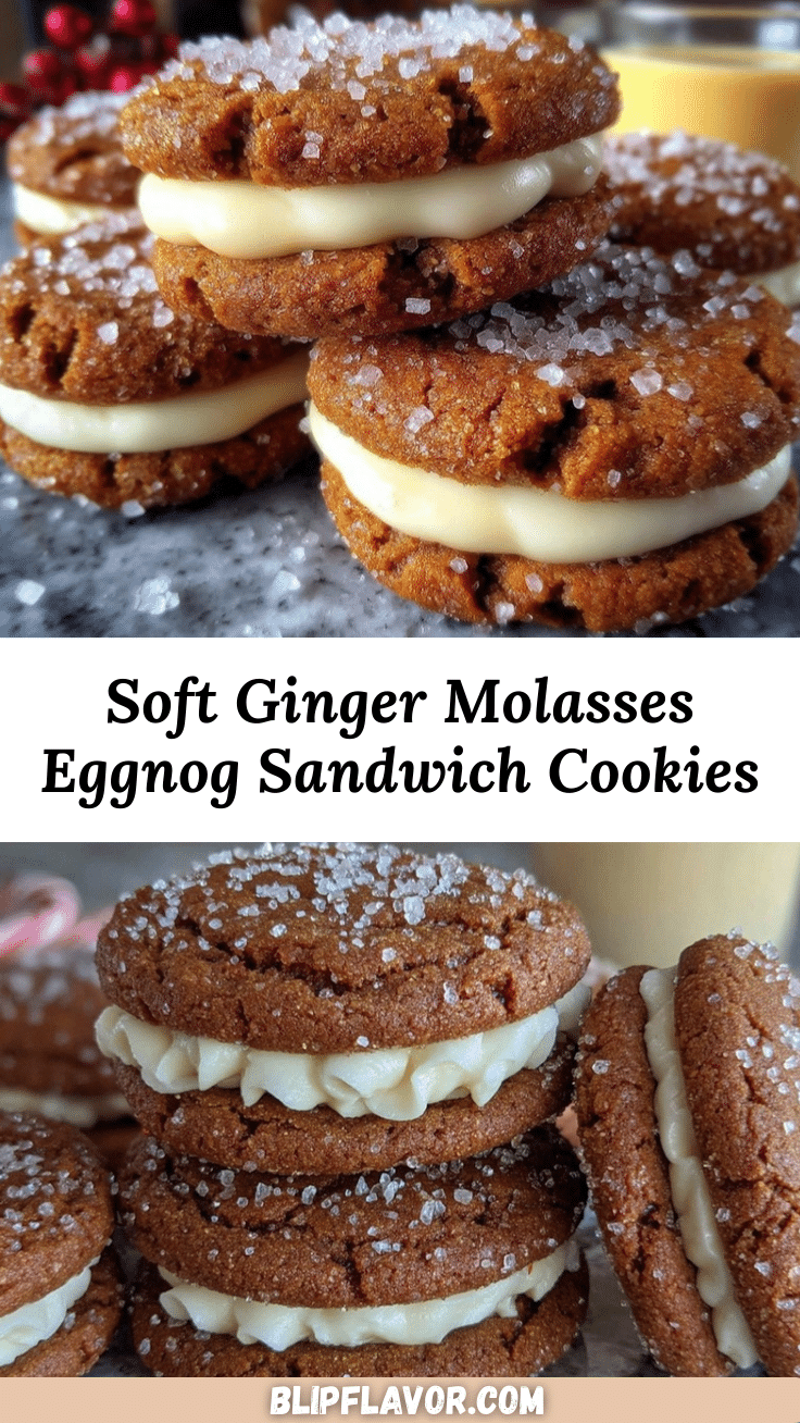 ginger molasses sandwich cookies recipe