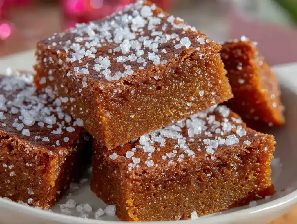 gingerbread brownies - featured image