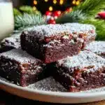 gingerbread brownies - featured image