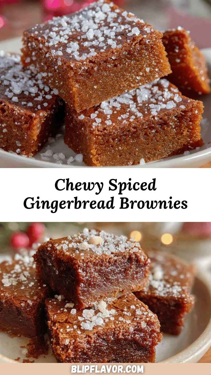 gingerbread brownies recipe