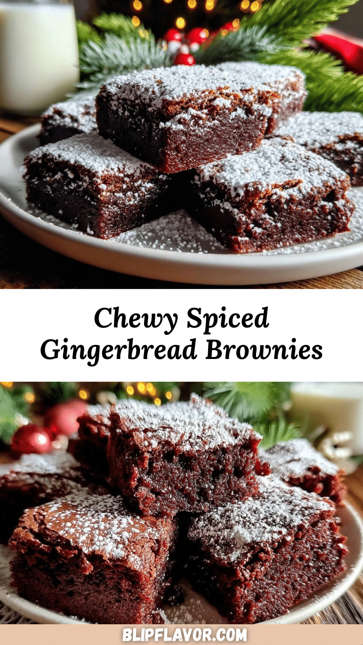 gingerbread brownies recipe