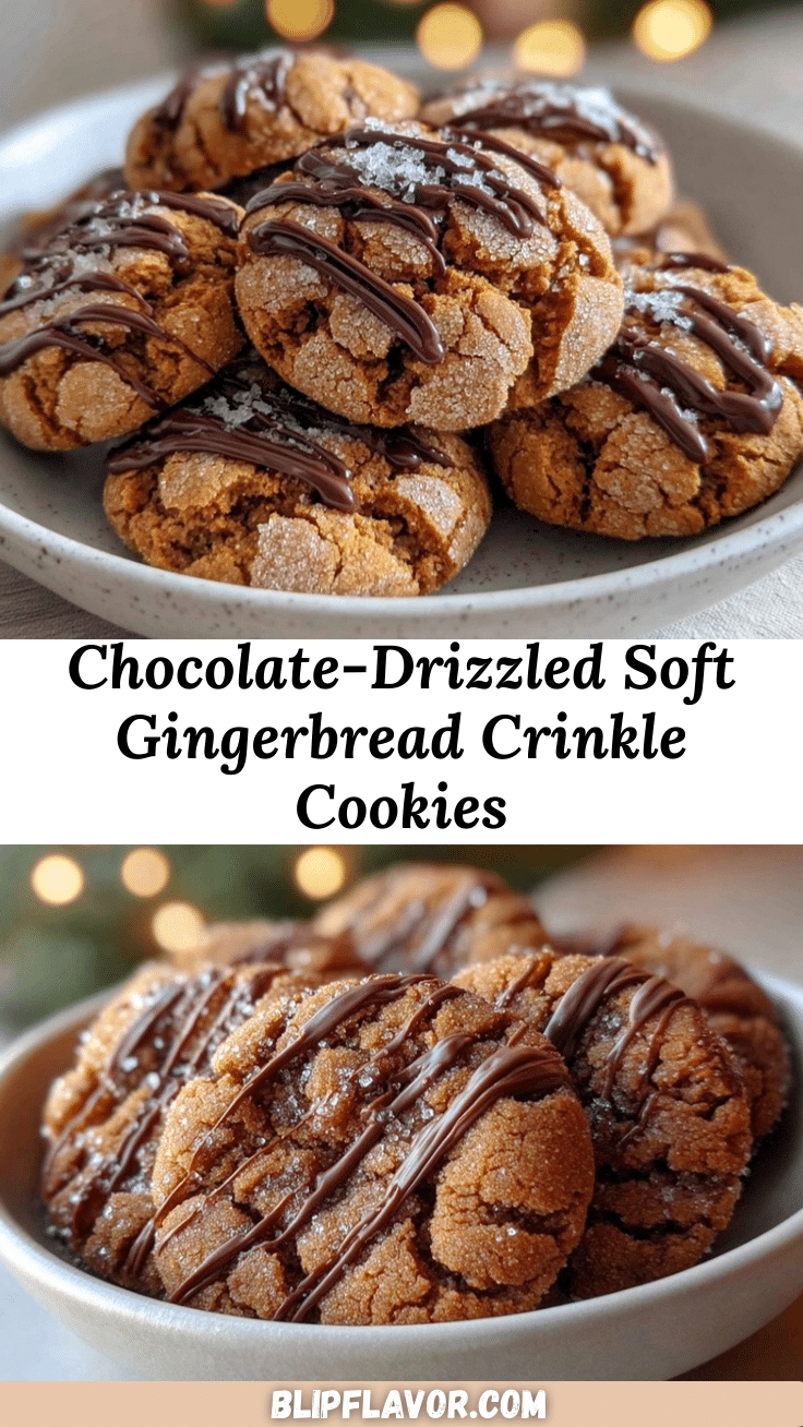 Gingerbread Crinkle Cookies recipe