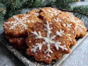 gingerbread roll out cookies - featured image