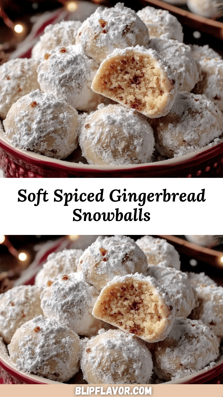 gingerbread snowballs recipe
