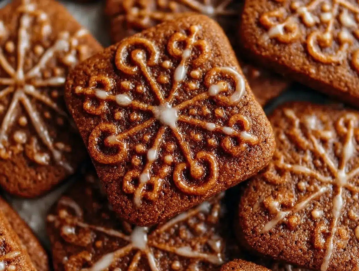 gingerbread tiles preparation steps