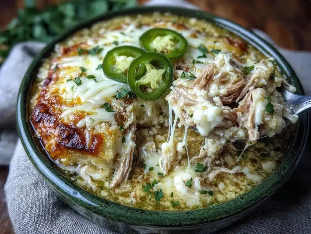 green enchilada chicken soup - featured image