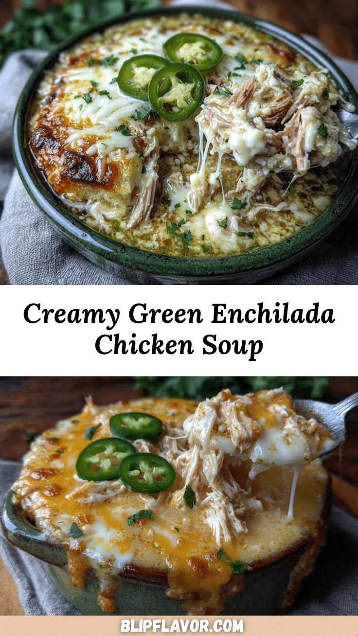 green enchilada chicken soup recipe