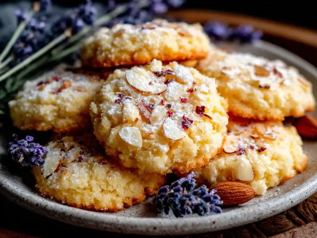 lavender butter cookies - featured image