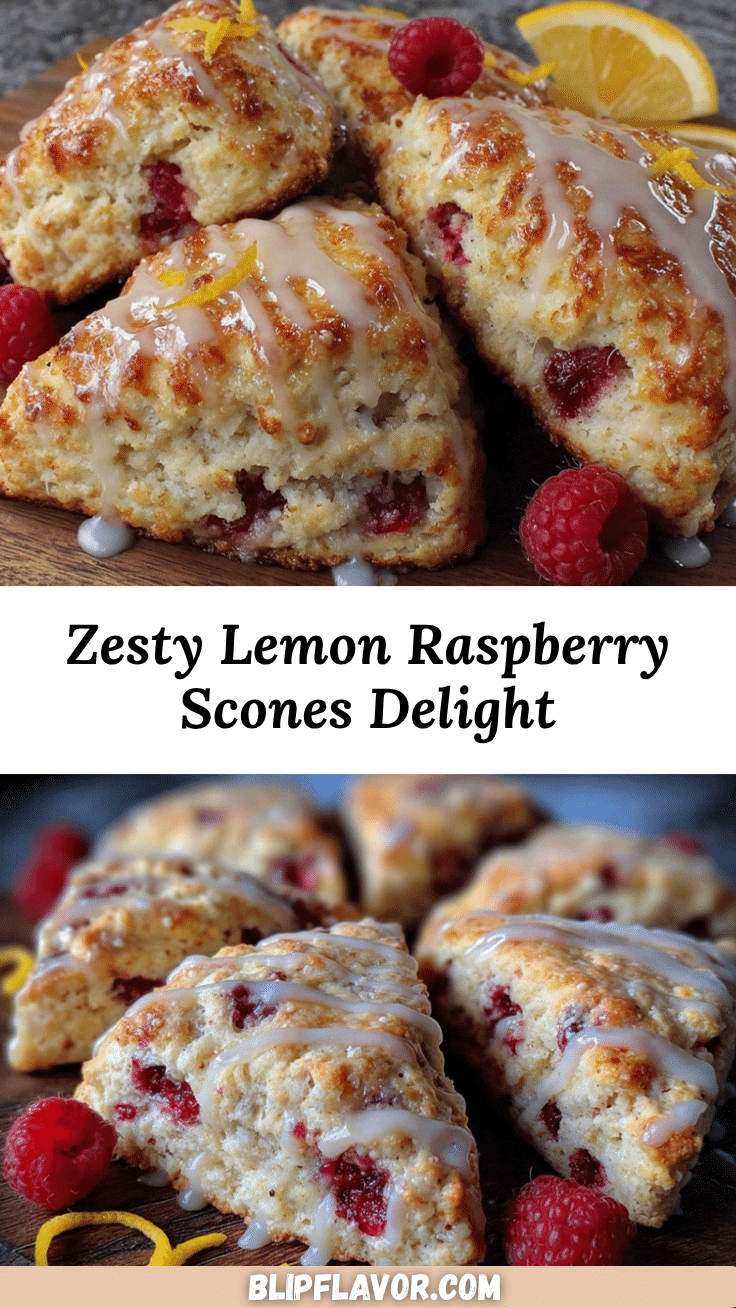 lemon raspberry scones recipe