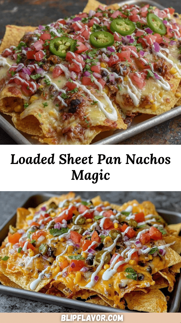 loaded sheet pan nachos recipe