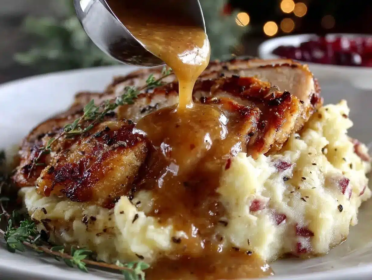 make ahead turkey gravy preparation steps