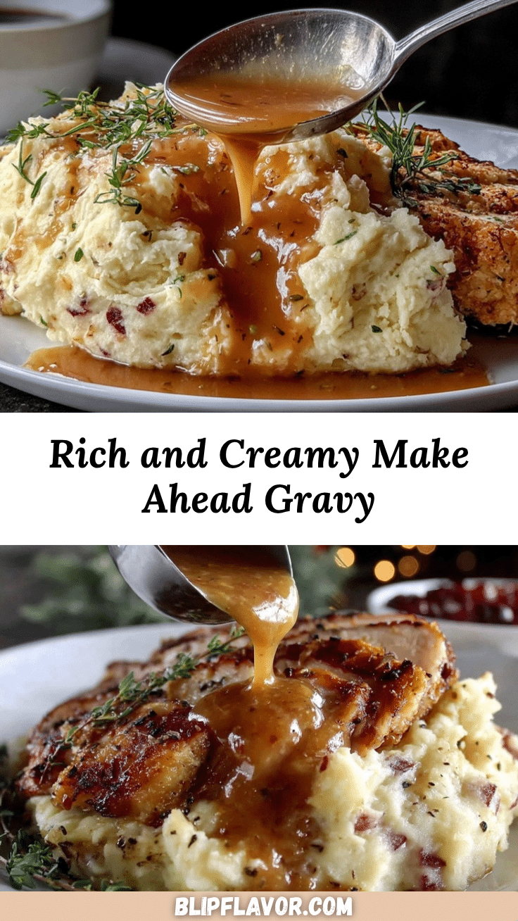 make ahead turkey gravy recipe