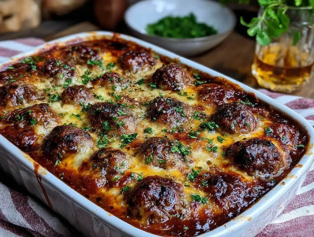 meatball casserole preparation steps