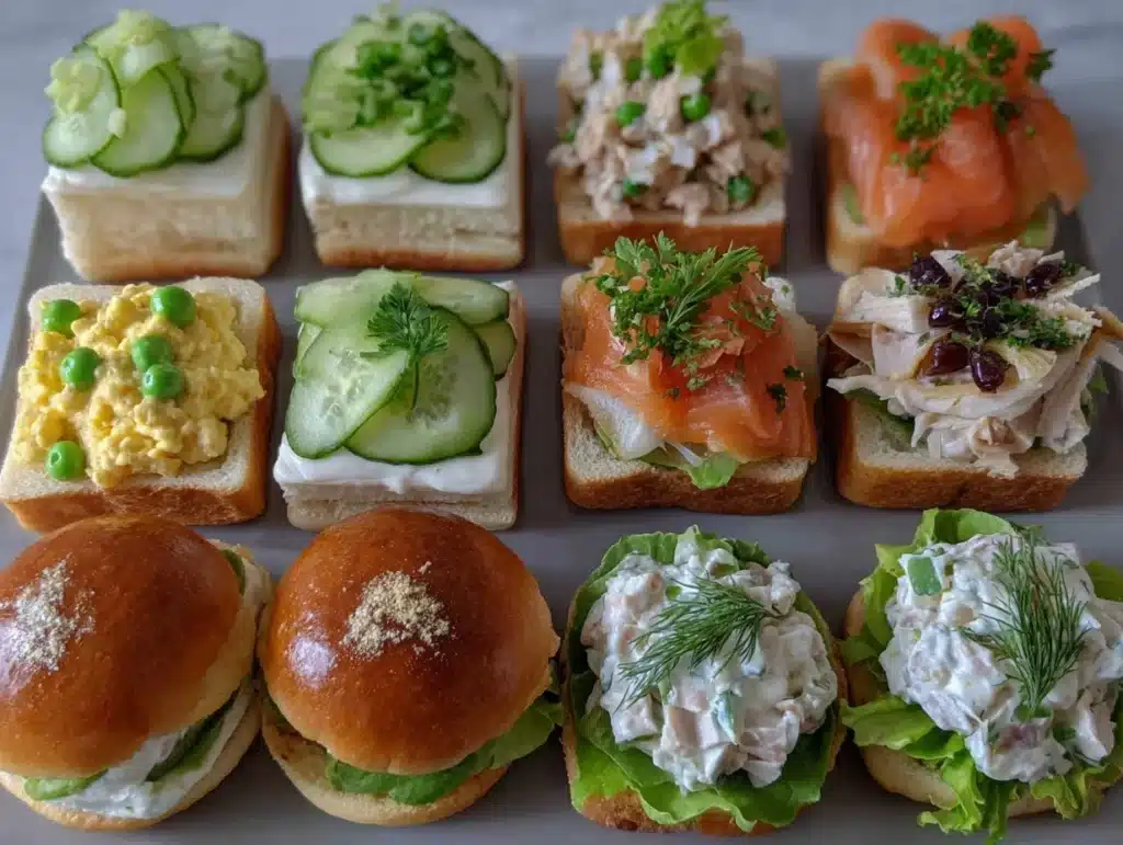 mini sandwiches for parties - featured image