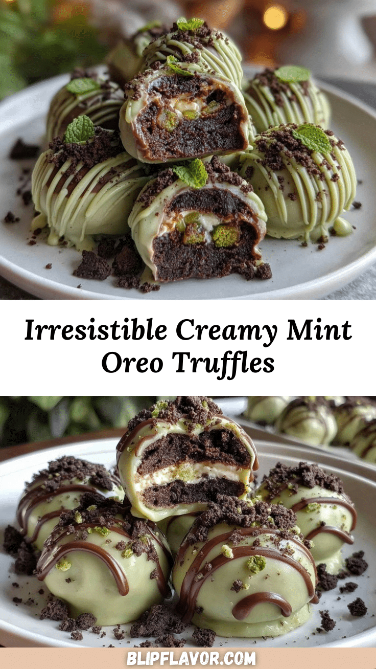 Mint Oreo Truffles recipe