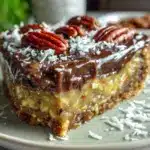 no-bake German chocolate pie - featured image