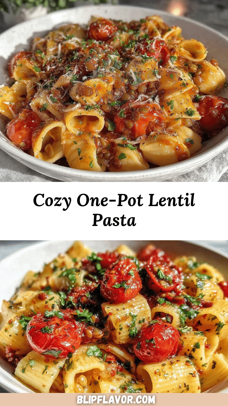 one-pot lentil pasta recipe
