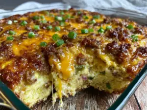 overnight breakfast casserole - featured image