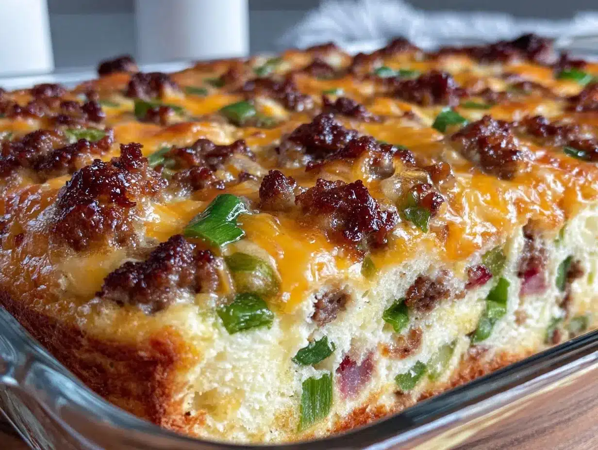 overnight breakfast casserole preparation steps