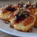 puff pastry brie bites - featured image