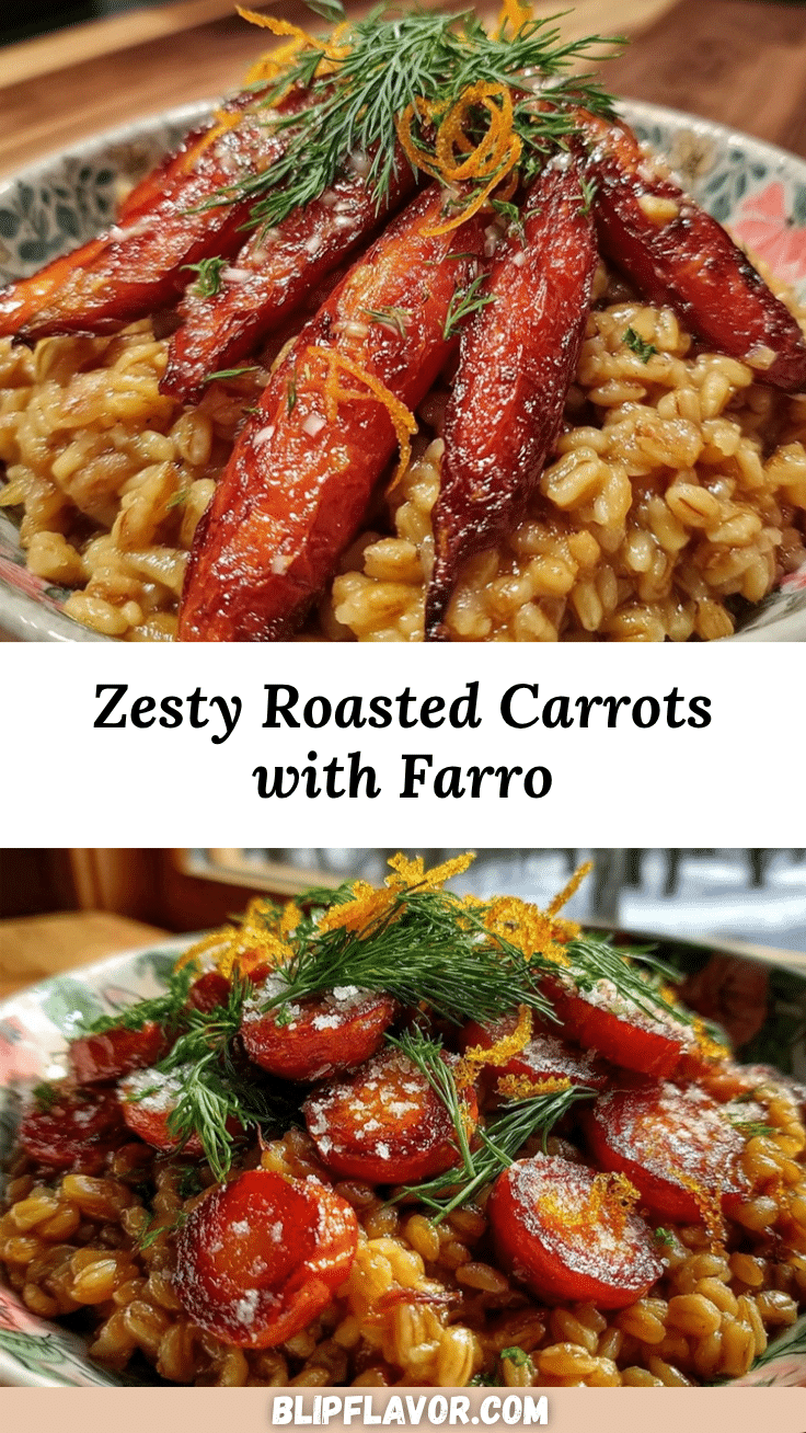 roasted carrots and farro recipe